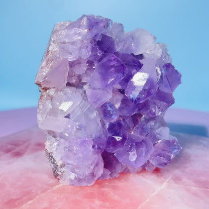 Amethyst Small Standing Cluster (Video)