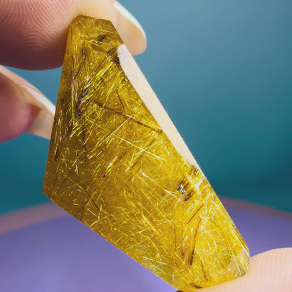 Copper + Gold Rutile Quartz Small Freeform