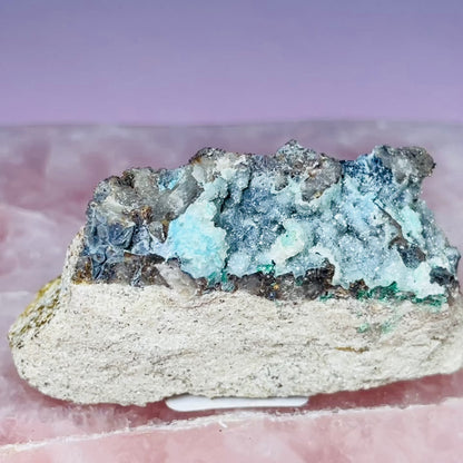 Druzy Chrysocolla  + Chalcedony Small Specimen