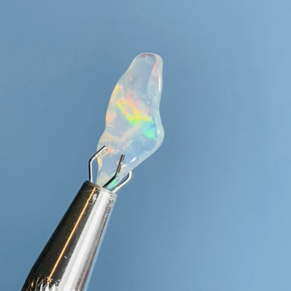 AAA Ethiopian 'Fire' Welo Opal Polished Mini Crystal in Specimen Pottle (Video)