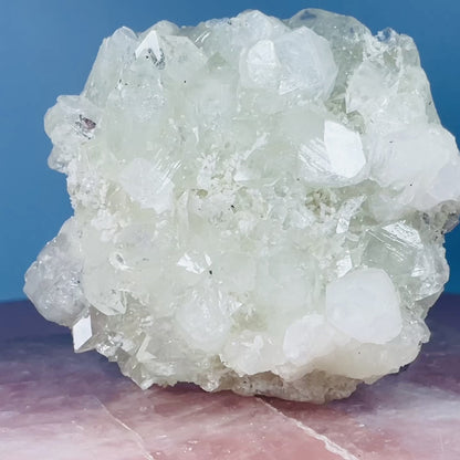 A Grade Diamond Apophyllite + White Chalcedony Medium Cluster