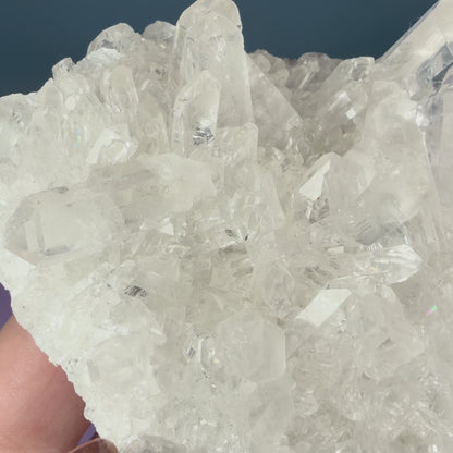 Clear Quartz Medium Cluster (Video)