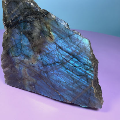 Labradorite Semi-Polished Small Freeform (Video)