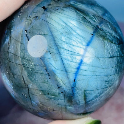 Labradorite Large Sphere (Video)
