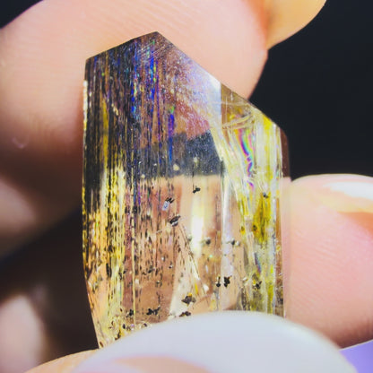 Extremely Rare Rainbow Schiller Scapolite Mini Freeform