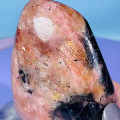 Iolite + Sunstone Medium Freeform (Video)