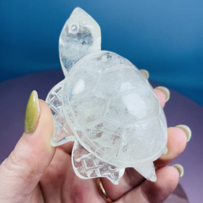 Citrine Sea Turtle Medium Carving (Video)