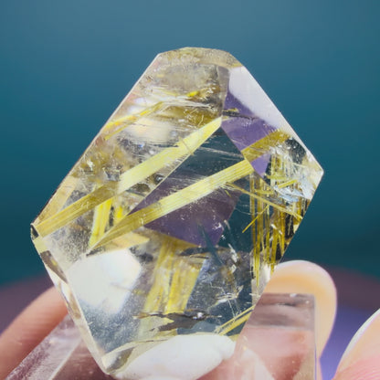 Gold Rutile Quartz Mini Freeform