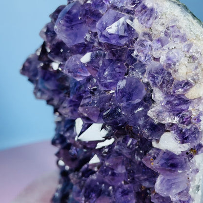 Dark Amethyst Medium Standing Cluster Freeform