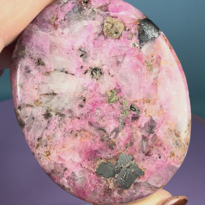 Cobaltoan Calcite Palmstone