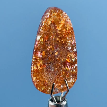 A Grade Arusha Sunstone Raw Mini Gemstone in Specimen Pottle (Video)