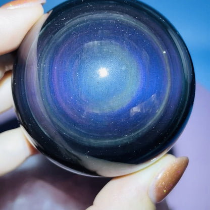 Rainbow Obsidian Medium Sphere