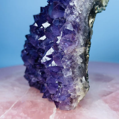 Dark Amethyst Medium Standing Cluster Freeform