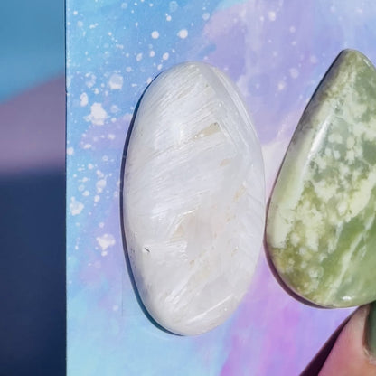 Mixed Crystal Cabochon Set of 7 (Video)