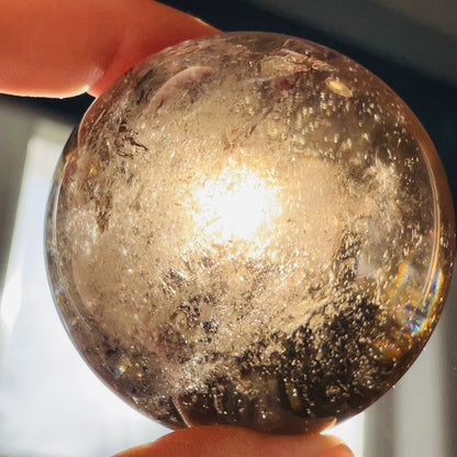 Smoky Quartz Large Sphere (Video)