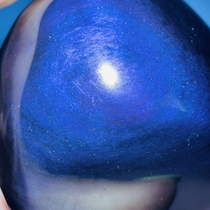 Rainbow Obsidian Star Medium Carving (Video)