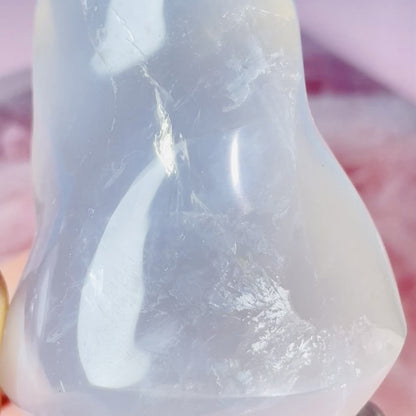 Blue Rose Quartz Small Flame Freeform (Video)