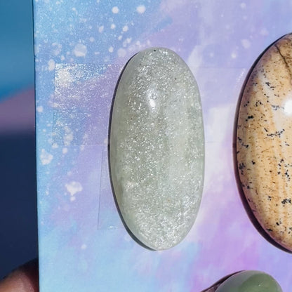 Mixed Crystal Cabochon Set of 6 (Video)