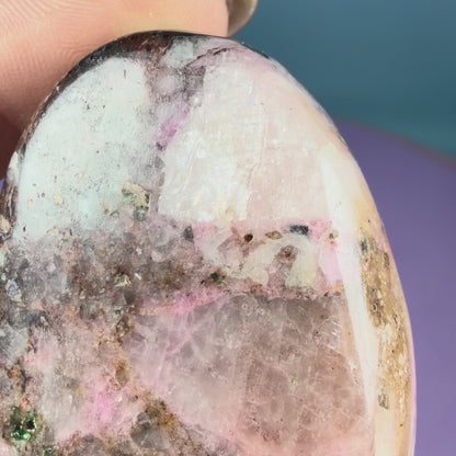 Cobaltoan Calcite Palmstone