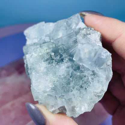 Blue/Green Cubic Fluorite Medium Cluster Specimen
