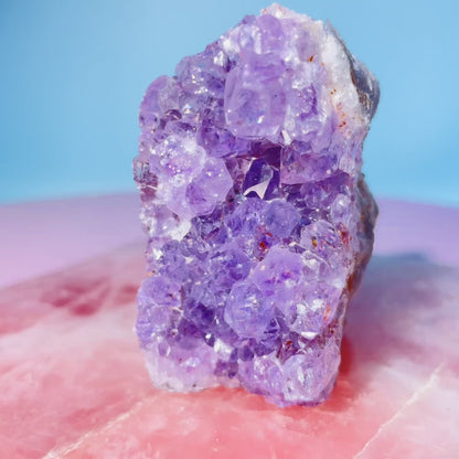 Amethyst Small Standing Cluster (Video)