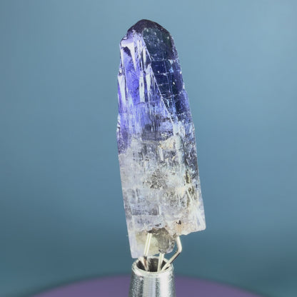 Rare Tanzanite AAA Grade Crystal Point Specimen in Box, Tanzania (Video)