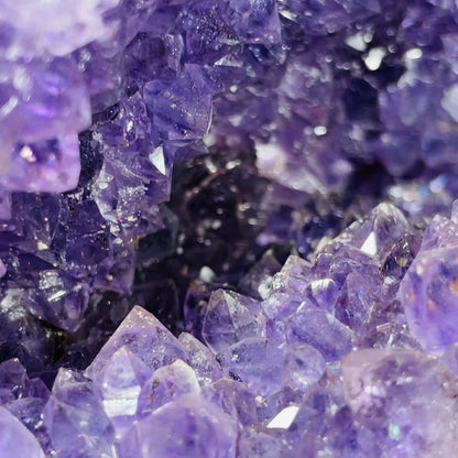 Amethyst + Agate Cluster Geode Medium Cave (Video)