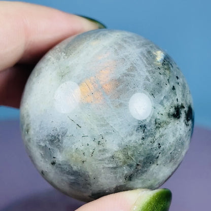 Sunset Labradorite Small Sphere (Video)