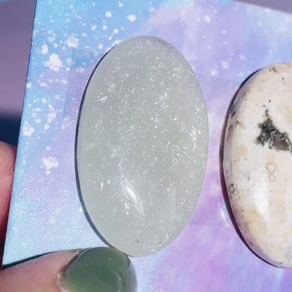 Mixed Crystal Cabochon Set of 6 (Video)
