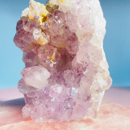Amethyst Medium Standing Cluster (Video)