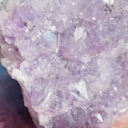Amethyst Medium Standing Cluster (Video)