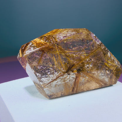 Gold Rutile Quartz Semi-Polished Small Freeform