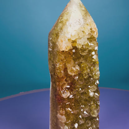 Citrine Druzy Tower (Video)