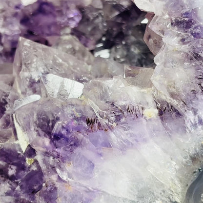 Amethyst Cluster Fully-Polished Geode Medium Cave (Video)