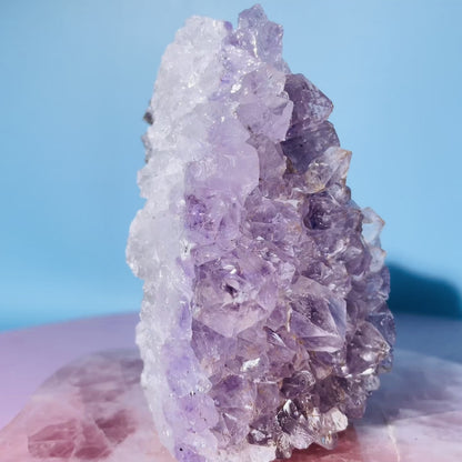 Amethyst Medium Standing Cluster (Video)