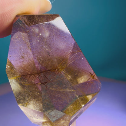 Copper + Gold Rutile Quartz Small Freeform