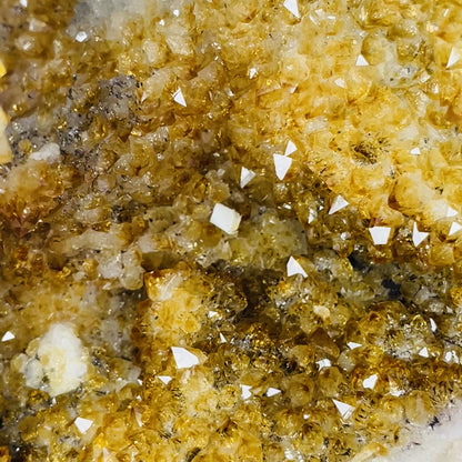 Citrine Cluster Geode Small Cave (Video)