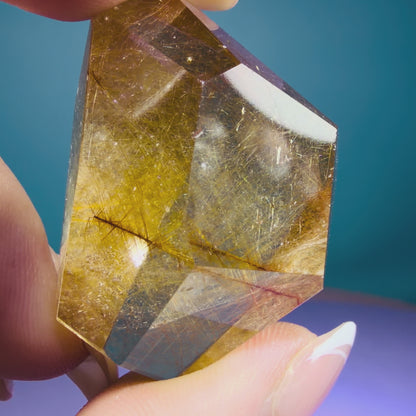 Copper + Gold Rutile Quartz Small Freeform