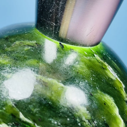 Canadian Nephrite Jade Medium Sphere (Video)