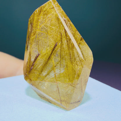 Gold Rutile Quartz Small Freeform