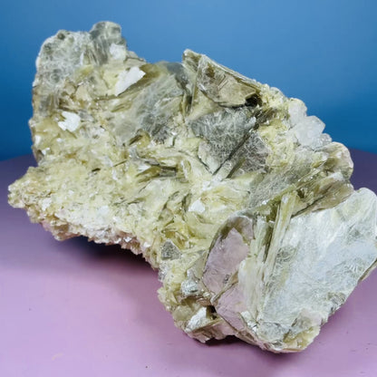 Golden Muscovite Mica Large Cluster (Video)