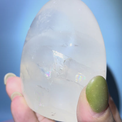 Girasol Pearl Quartz Medium Freeform (Video)