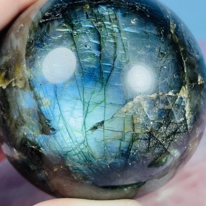 Labradorite Large Sphere (Video)