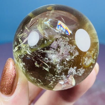 High Quality Brazilian Citrine Small Sphere (Video)