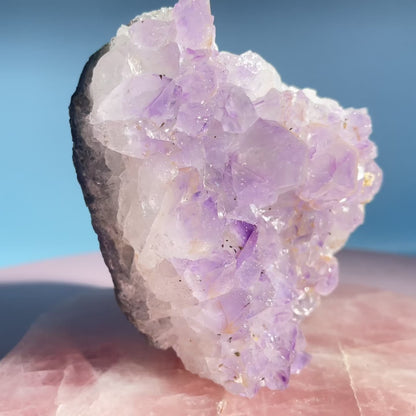 Amethyst Medium Standing Cluster (Video)