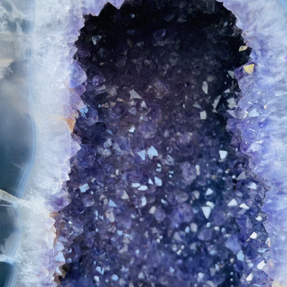 Amethyst + Agate Large Geode Cave (Video)