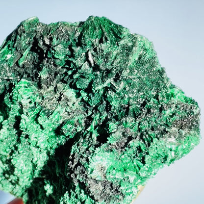 Velvet Silky Malachite Medium Raw Cluster Specimen (Video)