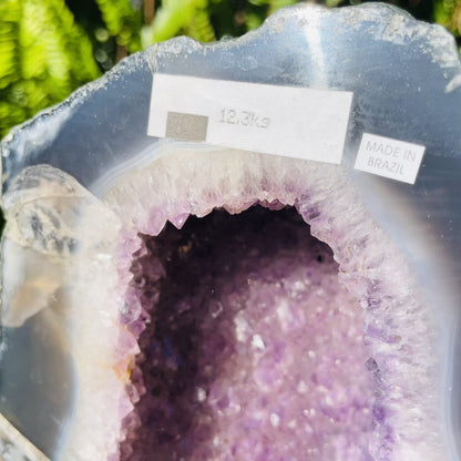 Amethyst + Agate Large Geode Cave (Video)