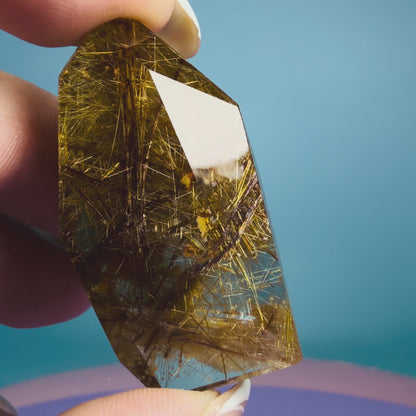 Copper + Gold Rutile Quartz Small Freeform