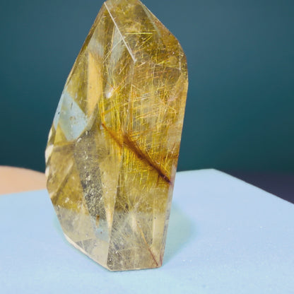 Copper + Gold Rutile Quartz Small Freeform